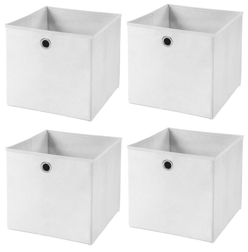Storage basket white - 4x,