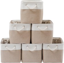 Cube Storage Boxes 6 Pack 33cm