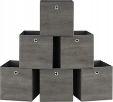 6x Storage Boxes Cube