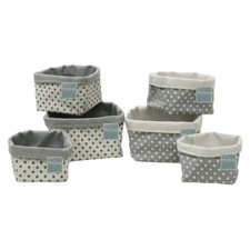 JVL Set of 3 Square Storage