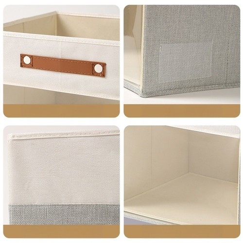 Foldable fabric organizer box - fabric,