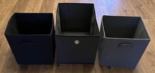 3 X Storage Boxes 27x27x27