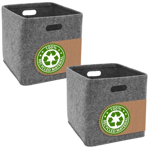 Cube storage boxes 33x33x33 - 2,